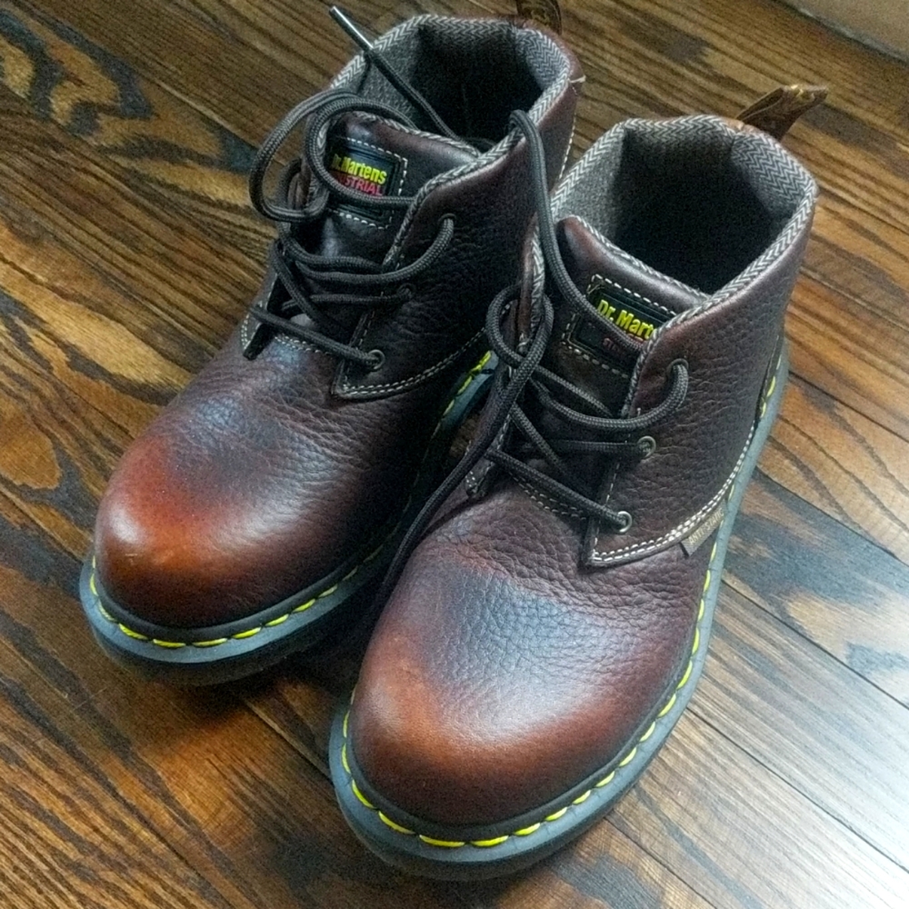 Dr. Martens steel toe work boots
